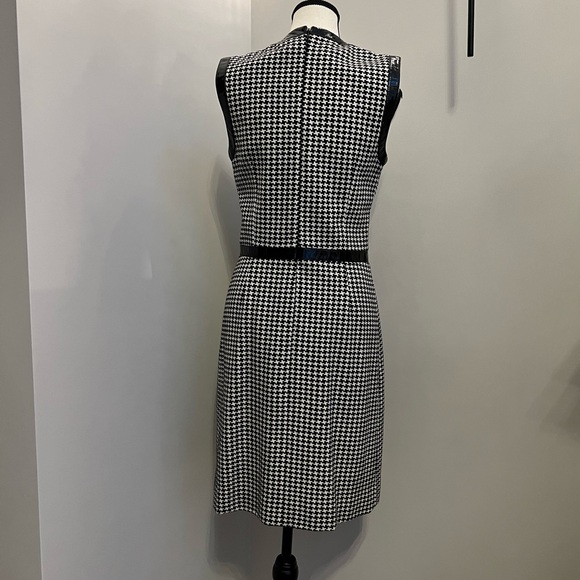 Vintage Christian Dior Fall 2008 Houndstooth Dress by John Galliano FR 38 - Picture 4 of 12